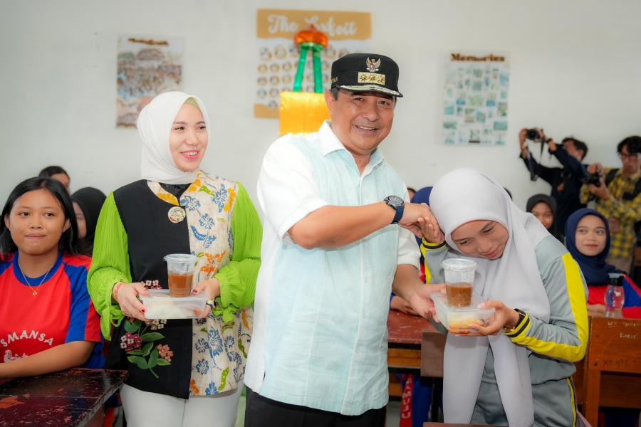 uji coba makan gratis sulbar maradika news